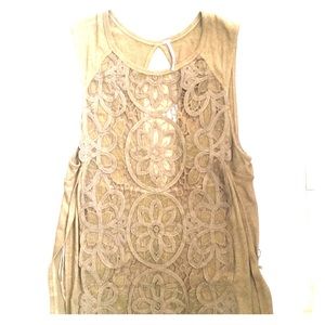 Free People Brown Tunic